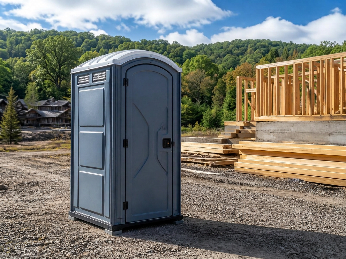Clean porta potty unit delivered for an event in St. George, Utah